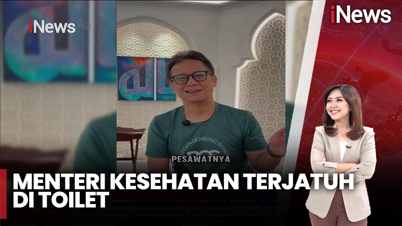 Menkes Budi Gunadi Sadikin Jatuh di Kamar Mandi usai Berolahraga, Apa Sebabnya?