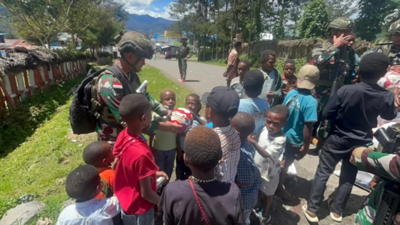 Program Makan Bergizi Gratis di Papua Ditangani Prajurit TNI AD, Ini Kata Menhan