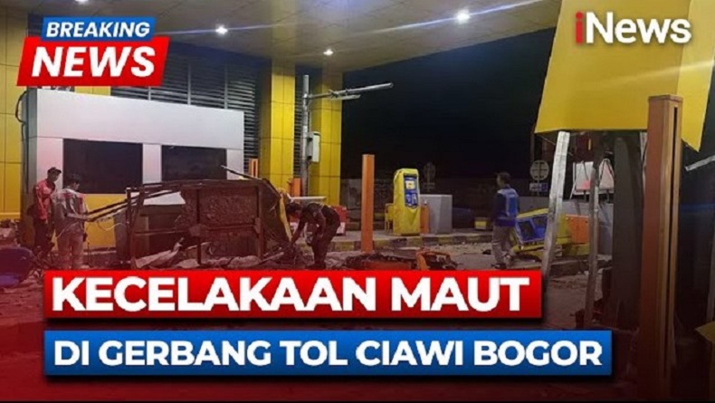 Detik-detik Kecelakaan di Ciawi, Truk Rem Blong Tabrak 6 Kendaraan saat Antre di Gerbang Tol