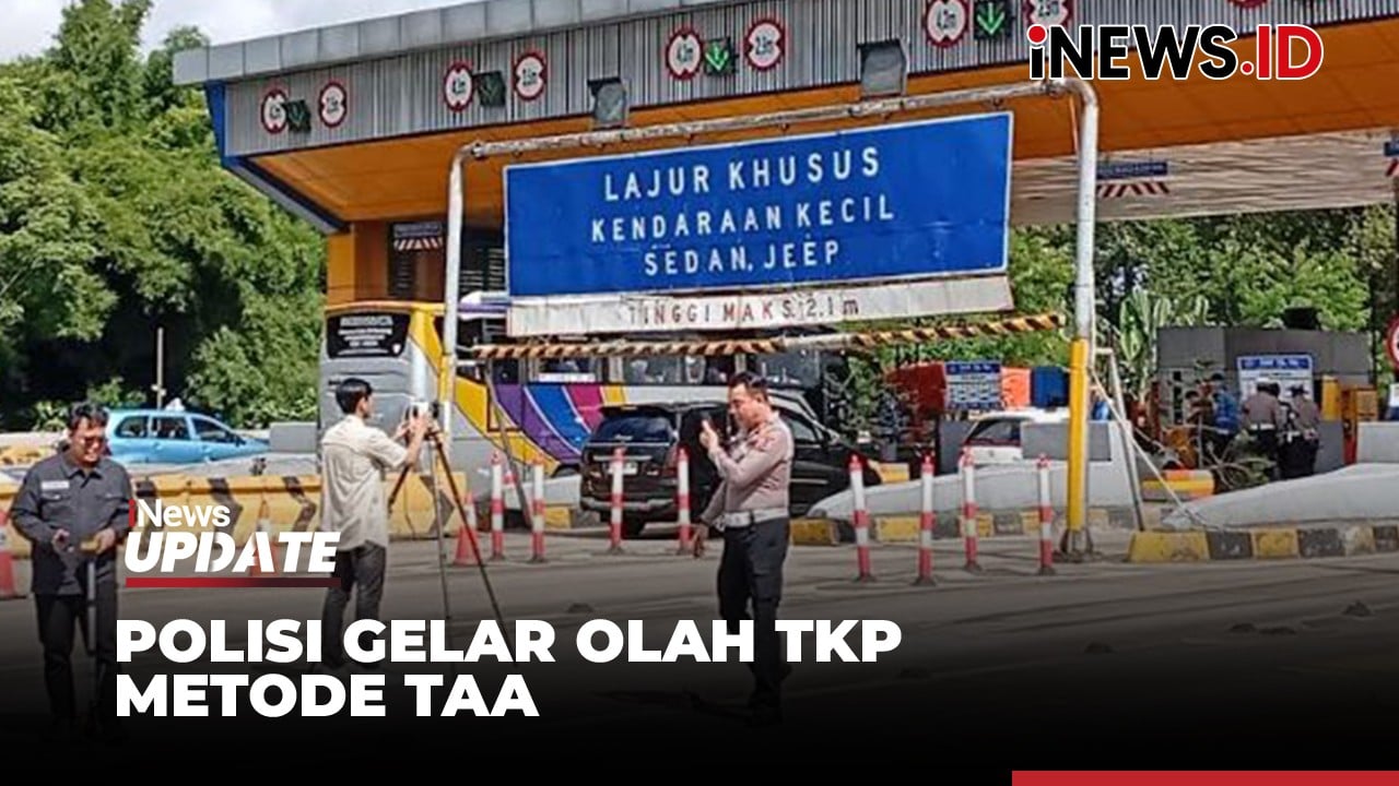 Ungkap Penyebab Laka Maut di Gerbang Tol Ciawi, Polisi Gelar Olah TKP Metode TAA