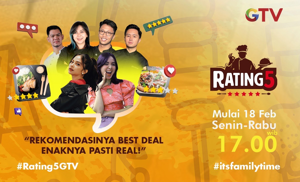 Its Family Time! GTV Siap Kasih Rekomendasi Kuliner Rating 5 Ala Chef Favorit Kamu