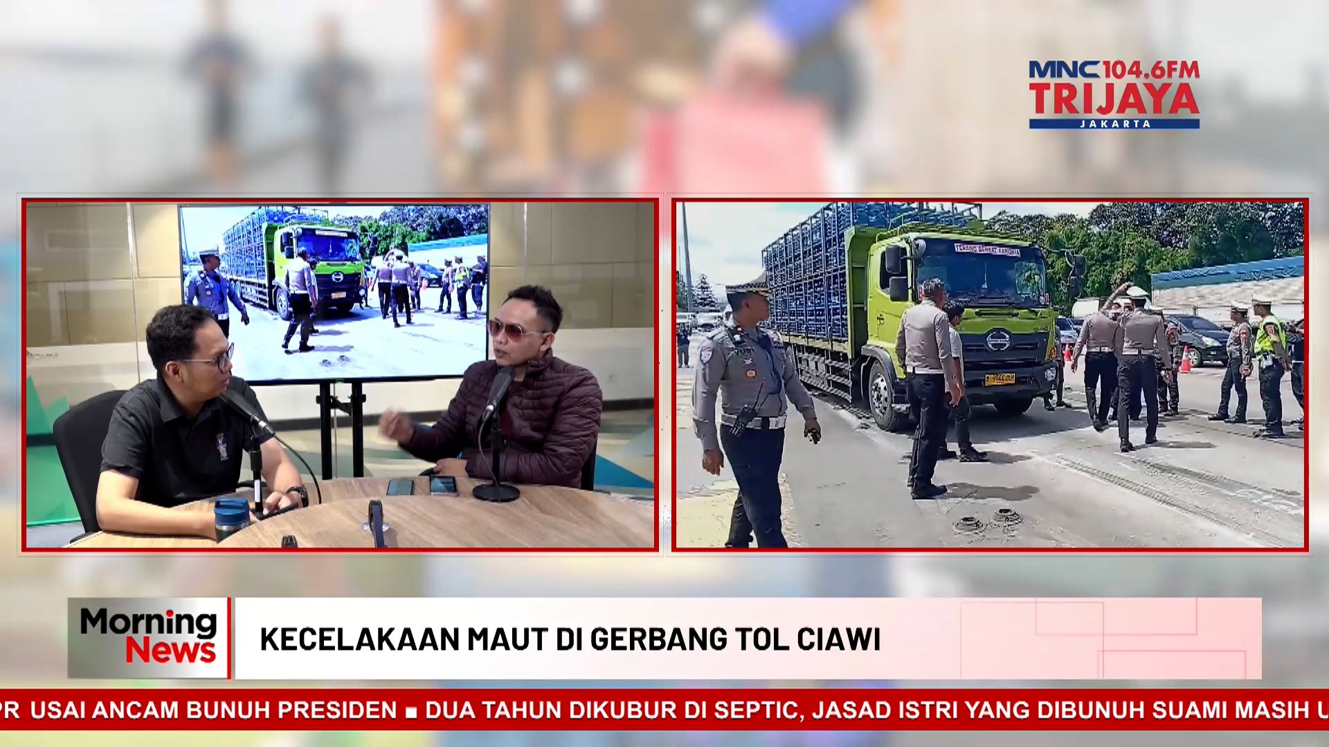 MORNING NEWS: Kecelakaan Maut di Gerbang Tol Ciawi, 8 Orang Tewas 