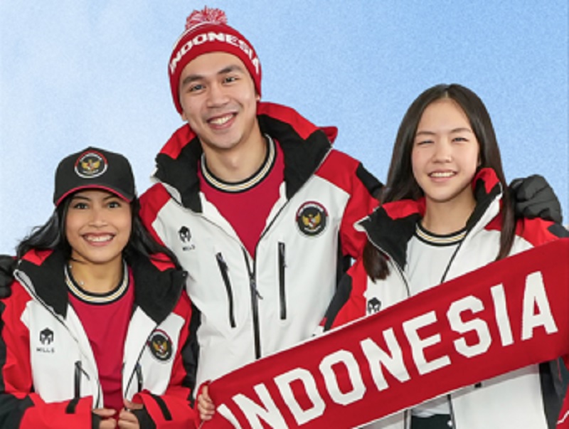 Intip Teknologi Tinggi Baju Perang Atlet Indonesia di Asian Winter Games 2025