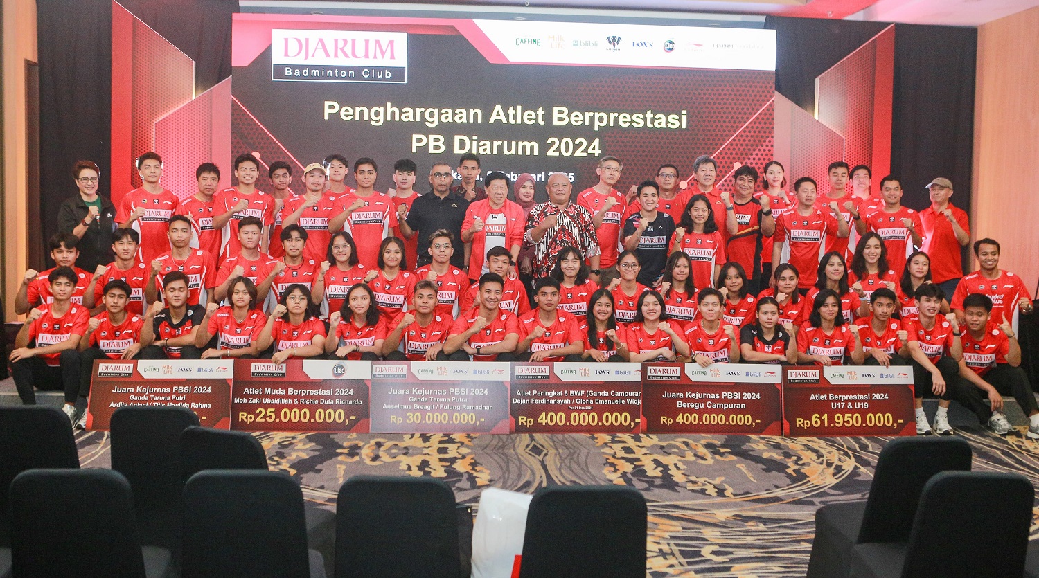 PB Djarum Berikan Apresiasi untuk Atlet-Atlet Berprestasi pada 2024