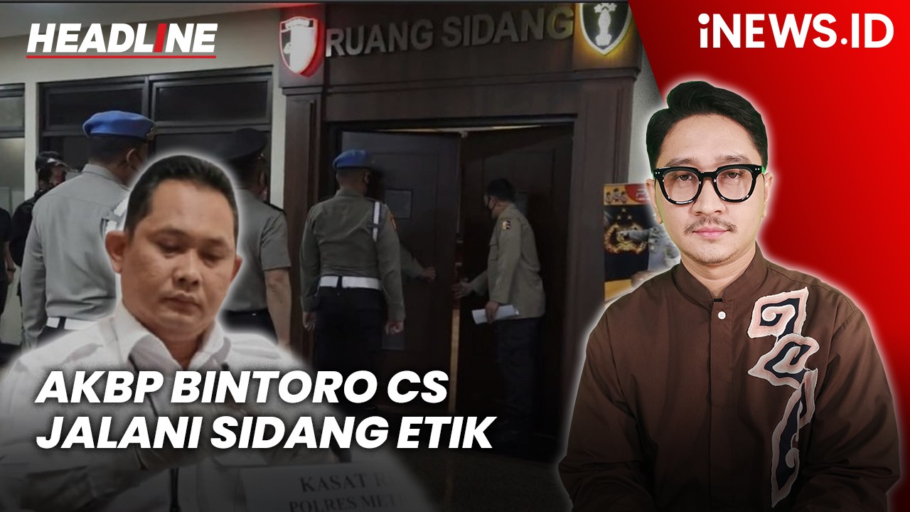 Headline iNEWS.ID: AKBP Bintoro cs Jalani Sidang Etik Dugaan Pemerasan Anak Bos Prodia Hari Ini