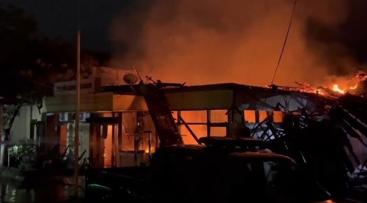 Polsek Kandanghaur Indramayu Luluh Lantak usai Terbakar Hebat, Ini Pemicunya