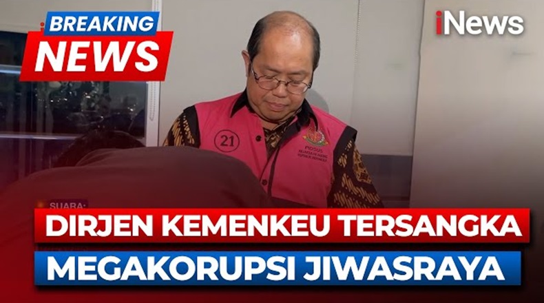 Dirjen Anggaran Kemenkeu Tersangka Kasus Jiwasraya Ditahan, Tangan Diborgol