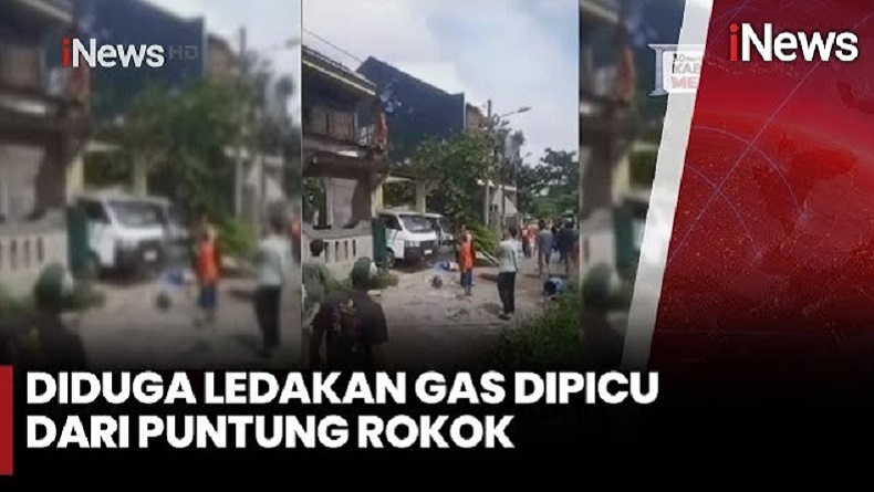 Ledakan Tabung Gas Elpiji 12 Kg Hancurkan Rumah Warga di Bekasi, 2 Orang Terluka