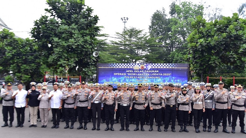 Polrestabes Bandung Gelar Operasi Keselamatan Lodaya 2025, Ini Sasaran Penindakan