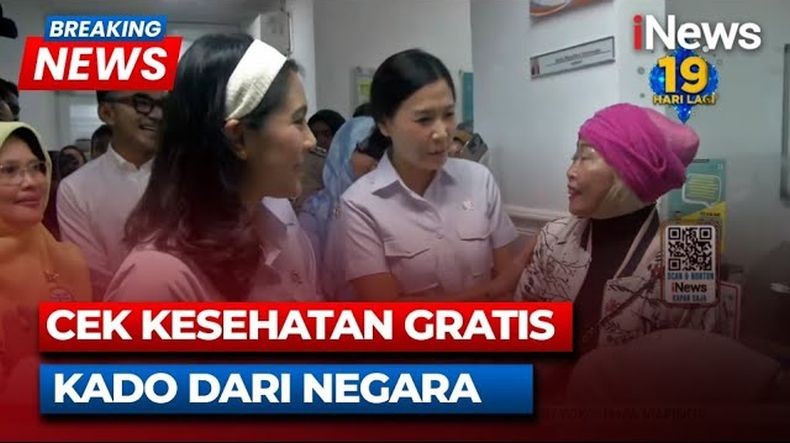 Momen Para Wamen dan Menteri Tinjau Cek Kesehatan Gratis di Puskesmas