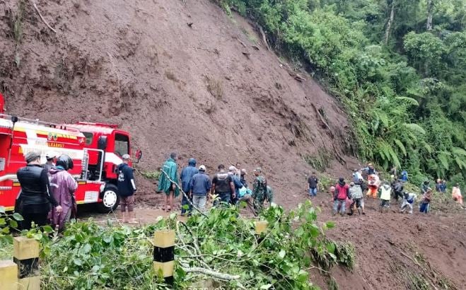 Longsor di Jalur Wisata Gunung Bromo, BPBD Malang Kerahkan Alat Berat-Damkar