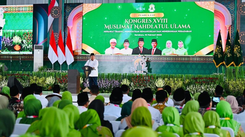 Prabowo di Kongres Muslimat NU: Emak-Emak yang Menentukan Masa Depan Bangsa