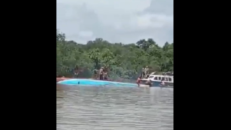 Speedboat Maut Terbalik di Bulungan Kalimantan Utara Bawa 30 Penumpang