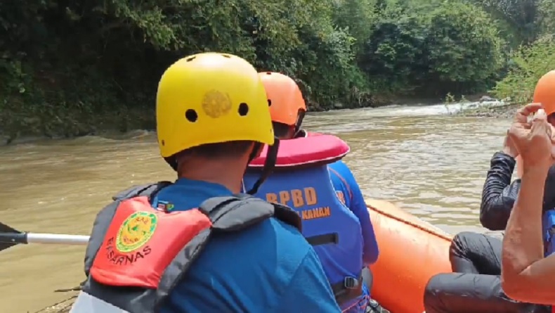 Tragis, Balita Hanyut saat Ikut Ibu Mencuci di Sungai Umpu Lampung Belum Ditemukan