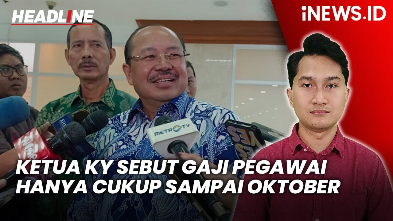 Headline iNEWS.ID: Ketua KY Sebut Gaji Pegawai hanya Cukup Sampai Oktober, Imbas Efisiensi Anggaran