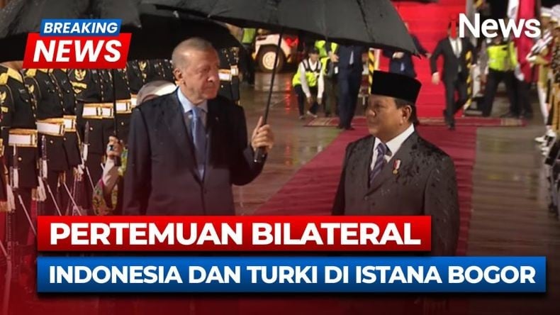 Megah! Prabowo Sambut Erdogan di Bogor