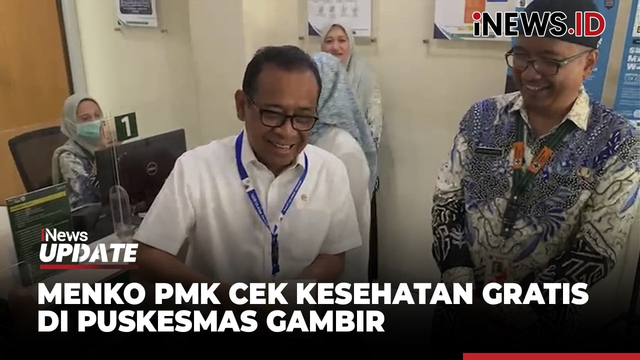 Ulang Tahun ke-63 Hari Ini, Menko PMK Pratikno Cek Kesehatan Gratis di Puskesmas Gambir