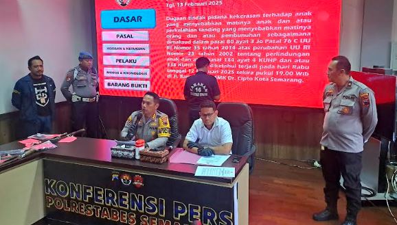 Pelaku Duel Maut Tewaskan Pelajar SMK Semarang Ditangkap