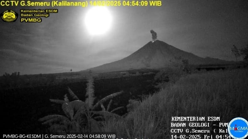 Gunung Semeru Erupsi Hari Ini, Luncurkan Abu Vulkanis Setinggi 1.000 Meter