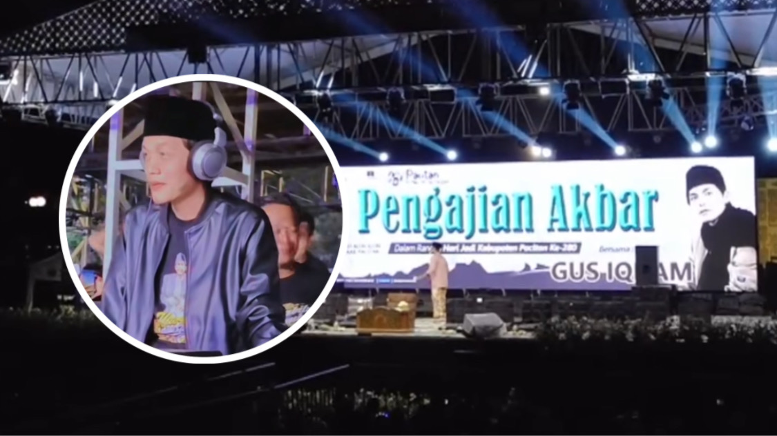 Viral Video Pengajian Akbar Gus Iqdam Dibuka dengan Musik DJ, Ini Faktanya