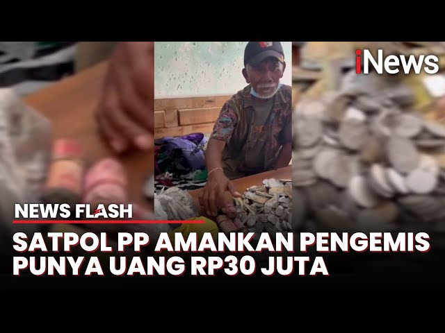 Punya Uang Rp30 Juta Pengemis Ini Ternyata Lakukan Pemaksaan saat Meminta-minta