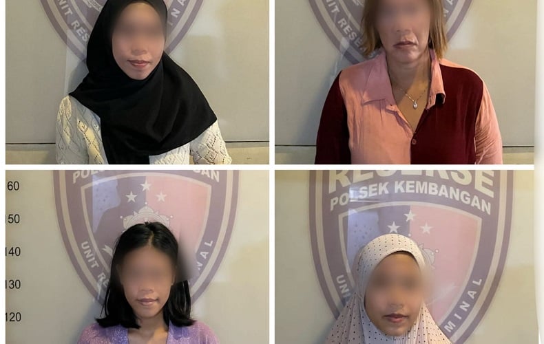 Sindikat Maling Perhiasan Anak di Mal Jakbar Terungkap, Pelakunya 4 Perempuan