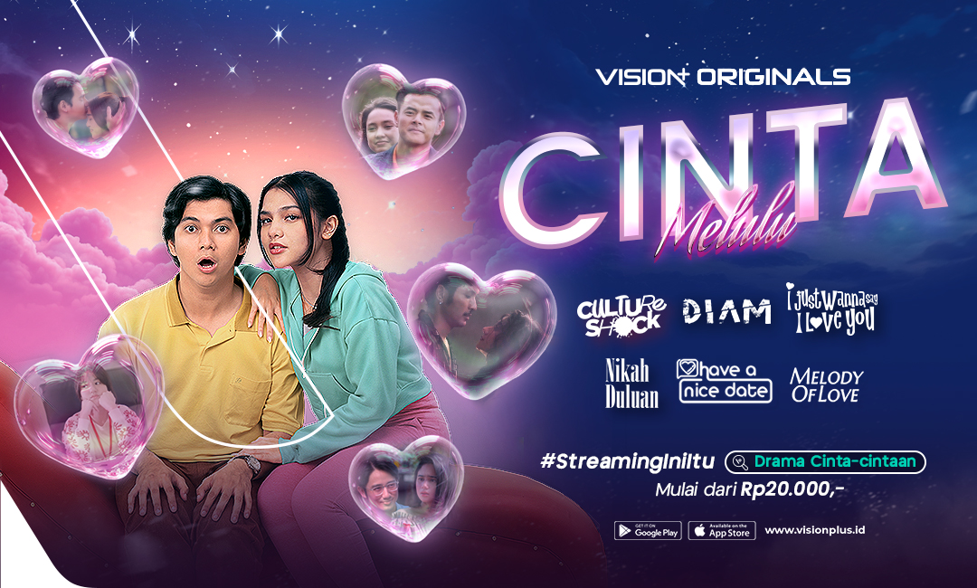 Cinta Melulu! Nikmati Bulan Kasih Sayang bersama Vision+ dengan Deretan Tontonan Seru