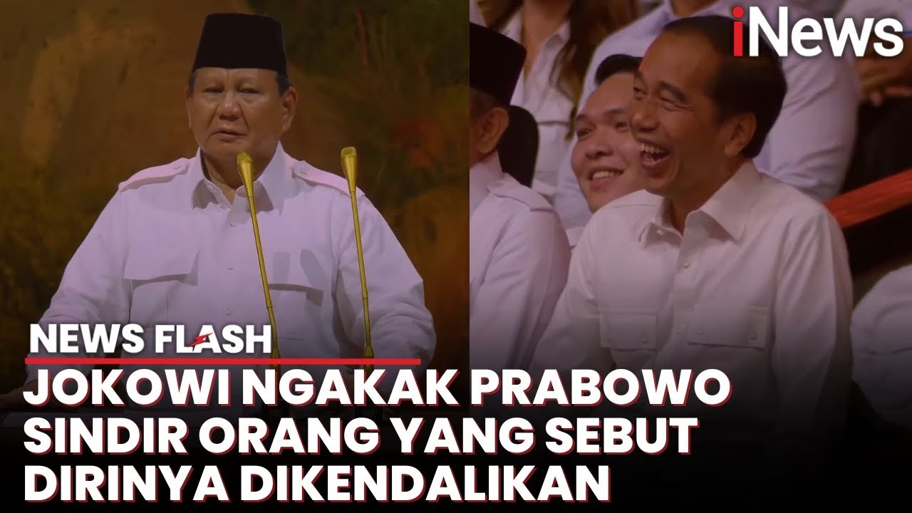 Jengkel! Prabowo Sindir Orang yang Sebut Dirinya Dikendalikan Jokowi | News Flash