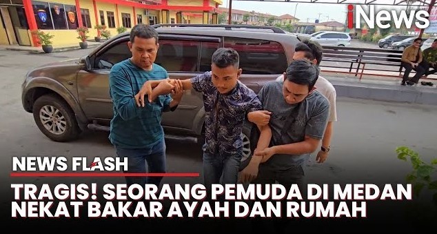 Kesal Tak Diberi Handphone, Pemuda di Medan Bakar Ayah Kandung