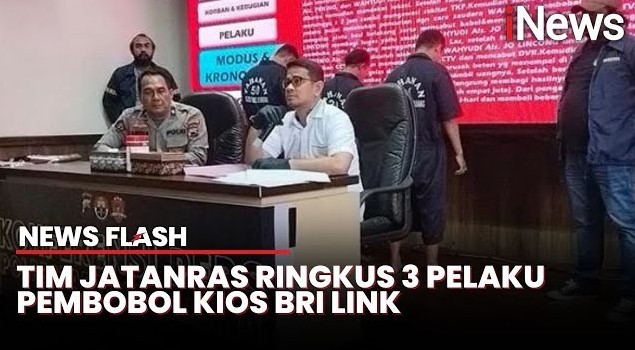 Bobol Kios BRI Link di Semarang, Kawanan Residivis Gasak Rp149 Juta!