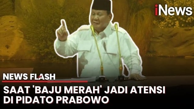 Prabowo Bangga HUT Gerindra Dihadiri Seluruh Parpol: Termasuk Baju Merah