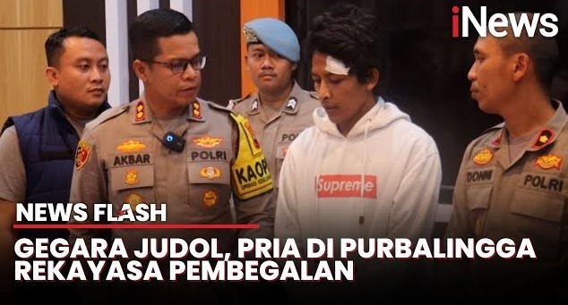 Kalah Judol, Pria di Purbalingga Nekat Pura-Pura Dibegal