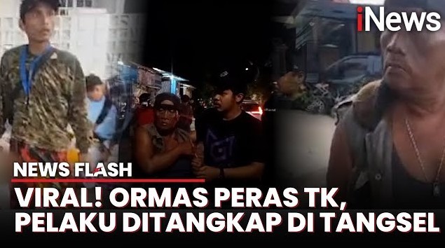 Preman Bercelana Ormas Ditangkap usai Palak dan Bubarkan Marching Band TK di Tangsel