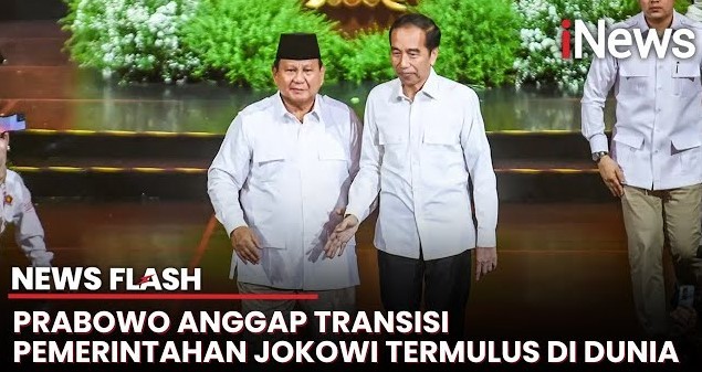 Prabowo Klaim Transisi Pemerintahan Jokowi Paling Mulus dalam Sejarah Dunia