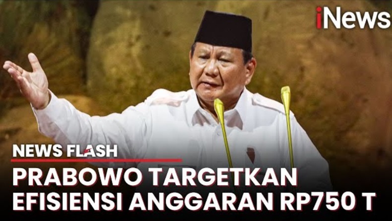 Prabowo Ungkap Rencana 3 Putaran Efisiensi Anggaran, Targetkan Hemat Rp750 Triliun