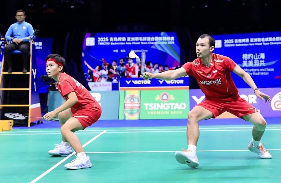 Hasil Final BAMTC 2025: Rinov/Fadia Bawa Indonesia Unggul 1-0 atas China