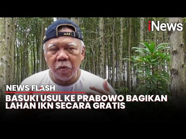 Basuki Usul Bagi-Bagi Lahan IKN Gratis ke Negara Sahabat