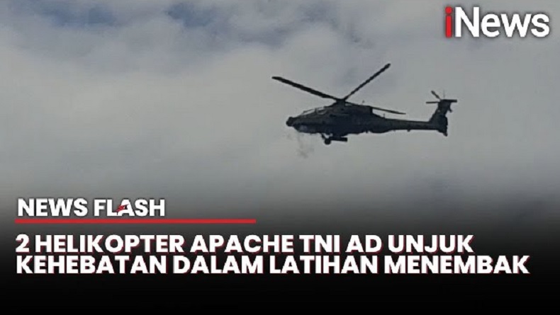 KSAD Jenderal Maruli Pantau Langsung Latihan Menembak Helikopter Tempur di Bandung Barat