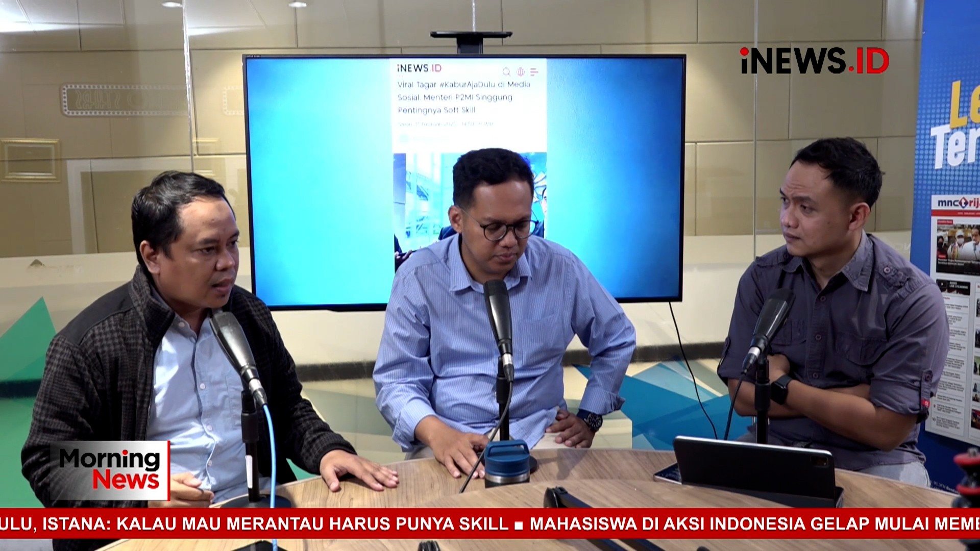 MORNING NEWS: Viral Tagar #KaburAjaDulu di Media Sosial