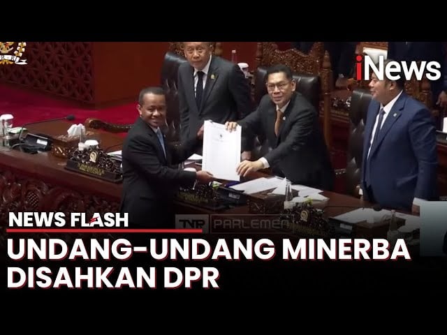 DPR Resmi Sahkan Revisi UU Minerba