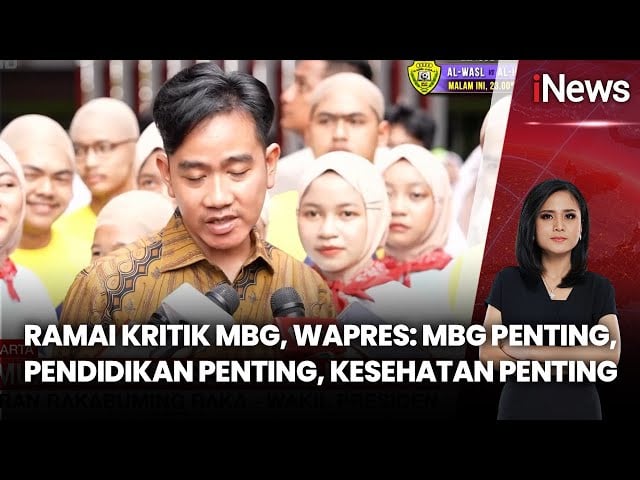 Program Makan Bergizi Gratis Dapat Penolakan, Gibran Jelaskan Hal Ini