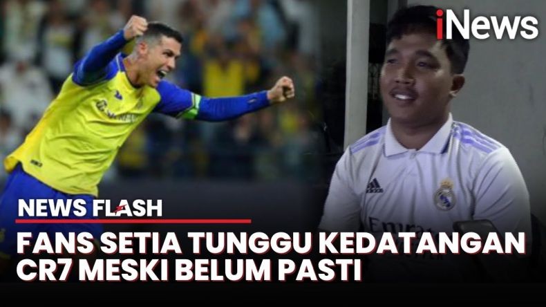 Fans Cristiano Ronaldo Setia Menunggu di Kupang