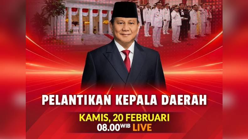 Jangan Lewatkan Pelantikan Kepala Daerah, Live di iNews Besok!