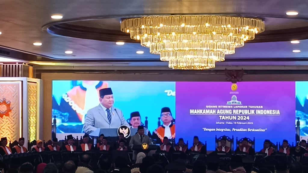 Prabowo: Negara Tanpa Sistem Hukum Itu Gagal, Tak Berguna bagi Rakyat