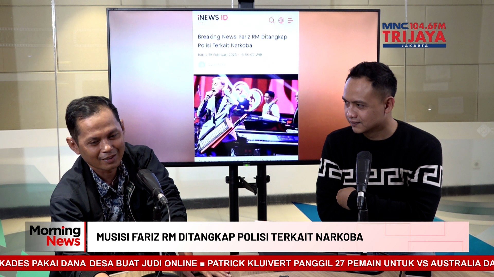 MORNING NEWS: Fariz RM Ditangkap Lagi terkait Kasus Narkoba 