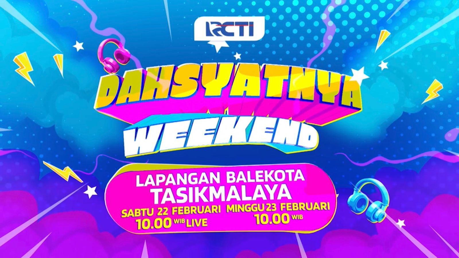 Sampurasun! Dahsyatnya Weekend Hadirkan Nabila Taqiyyah hingga Restu di Balekota Tasikmalaya