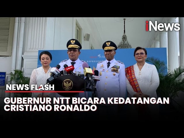 Usai Dilantik Gubernur NTT Langsung Bicara Rencana Kedatangan Cristiano Ronaldo ke Kupang