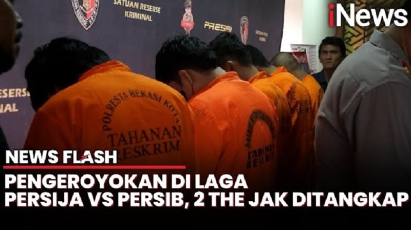 2 The Jakmania Ditangkap usai Keroyok Sesama Suporter Persija, Begini Kronologinya