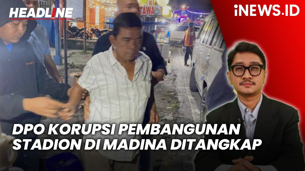 Headline iNEWS.ID: DPO Tersangka Korupsi Pembangunan Stadion di Madina Ditangkap saat Jualan Bakso Keliling