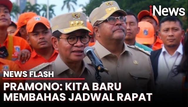 Hari Pertama Jadi Gubernur, Pramono Anung Akui Belum Miliki Slogan Baru untuk Jakarta